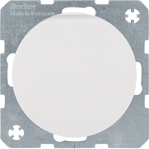 Mecanism Priză Schuko 16A cu capac rabatabil și protecție copii alb polar lucios IP20, Berker R.1 R.3 și R.8 | 47512089