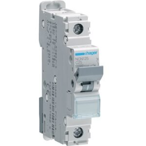 Disjunctor automat MCB 1P 25A 10kA curbă C 1M, Hager | NCN125