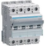 Disjunctor automat MCB 4P 63A 10kA curbă C 4M, Hager | NCN463