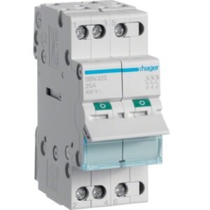 Întrerupător modular Separator 3P 25A 400V AC 2 module, Hager | SBN325
