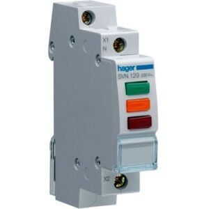 Lampă semnalizare triplă LED verde/roșu/portocaliu 230V AC 1M, Hager | SVN129