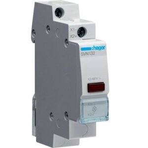 Lampă semnalizare LED roșu 230V AC 1M, Hager | SVN132