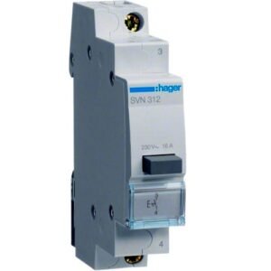 Buton reținere 16A 1NO 230V AC 1M, Hager | SVN312