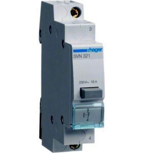 Buton revenire 16A 1NC 230V AC 1M, Hager | SVN321