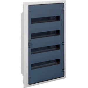 Tablou încastrat 72 module ușă transparentă IP40, Hager Golf | VF418TD