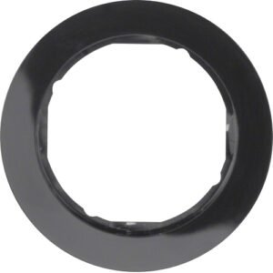 Ramă 1 aparat negru lucios, Berker R.Classic | WLD9100BG