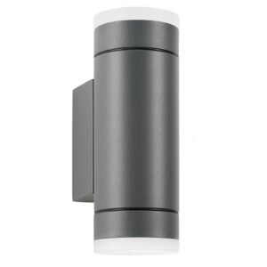 Vida: Aplică exterior bidirecțională 35W GU10 antracit IP54, Schrack Trinity | LIHGWA39