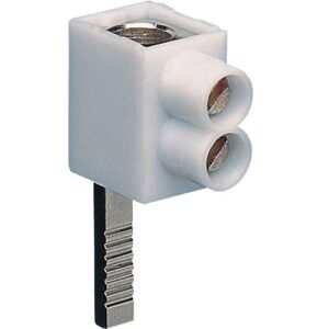 Borna racord Busbar Fază 1P 80A pin 1x25mm², Hager | KF81A