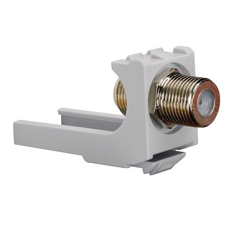 Conector Coaxial TV F-F, Hager Multimedia | VZ315FF