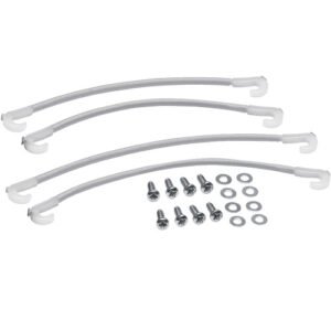 Benzi extensibile fixare echipament multimedia (set 2+2bc), Hager Multimedia | VZ340