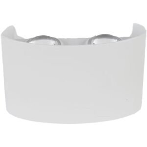 Corp Iluminat Aparent LED 4W Oval Up-Down Aluminiu alb IP54, Eurolamp | 145-20255