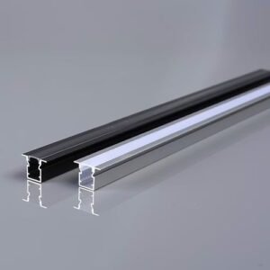 Profil LED Încastrat 9.9x12.9mm Aluminiu IP44 2m, Eurolamp PLUS | 145-70909