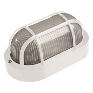 Corp Iluminat E27 15W Oval alb IP44, Eurolamp | 147-55201