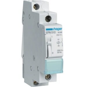 Teleruptor 16A 1NO Bobină 230V AC 1M, Hager | EPN510