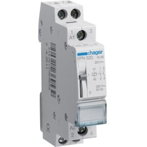 Teleruptor 16A 2NO Bobină 230V AC 1M, Hager | EPN520