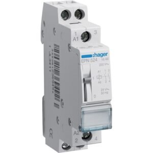 Teleruptor 16A 2NO Bobină 24V AC/12V DC 1M, Hager | EPN524