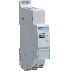 Teleruptor Electronic 16A 1NO Bobină 230V AC 1M, Hager | EPS410B