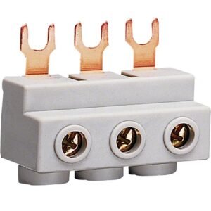 Bornă racord Busbar 3P 63A Furcă 10mm², Hager | KF30M