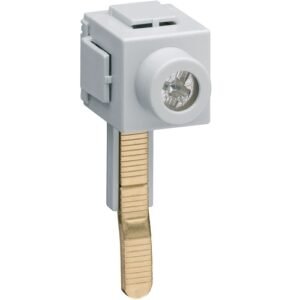 Bornă racord Busbar 1P 100A Pin 1x35mm² cu capac, Hager | KF83C