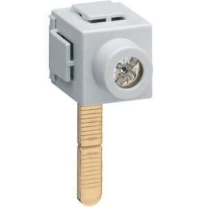 Bornă racord Busbar 1P 100A Pin 1x35mm² cu capac, Hager | KF83D