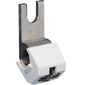 Bornă racord Busbar 1P 80A Furcă 1x25mm², Hager | KF84A