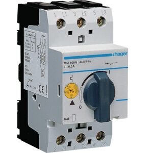 Disjunctor Protecție Motor 3P 4-6,3A 2,2kW 2,5M, Hager | MM509N