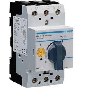 Disjunctor Protecție Motor 3P 10-16A 7,5kW 2,5M, Hager | MM511N
