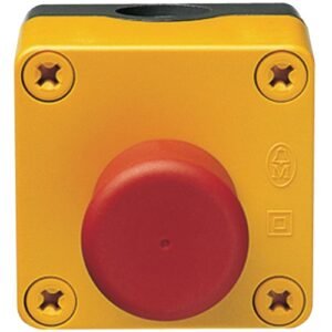 Buton Reținere Oprire Urgență 6A tip Ciupercă 1NO+1NC IP66, Hager | MZ530N