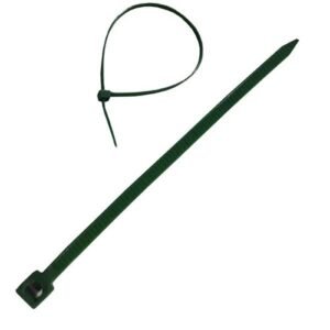 Colier Cablu 200x2.5mm Nylon verde Rezistent UV Fără halogeni (set 100 buc), Eurolamp | 147-54062