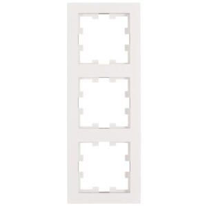 Ramă 3 Aparate CUBIC alb, Schrack VISIO S 55 | EV105303