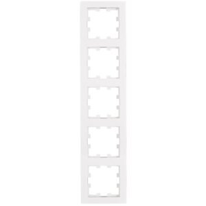 Ramă 5 Aparate CUBIC alb, Schrack VISIO S 55 | EV105305