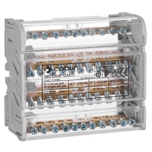 Bloc distribuție 4P 125A 2x35+2x25+7x6mm², Schrack | IKBC4035